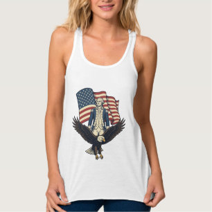 Patriotic Eagle and Colonial General Vintage Vecto Singlet