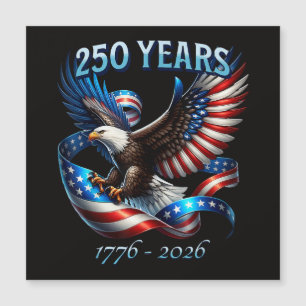 Patriotic Eagle and Flag 250 Years 1776-2026