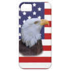Patriotic Eagle and USA Flag