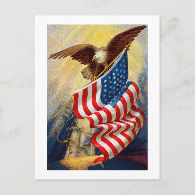 Patriotic Eagle Card (Front)