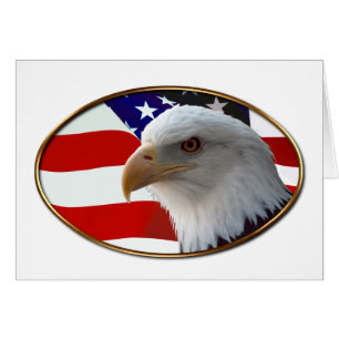 Patriotic Eagle & Flag