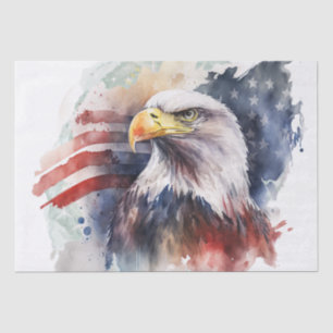 Patriotic Eagle Flag Tissue Paper