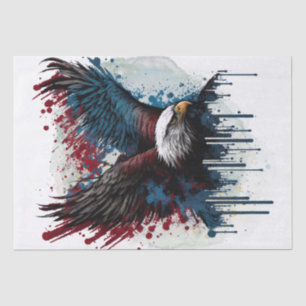 Patriotic Eagle Flag Tissue Paper