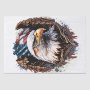 Patriotic Eagle Flag Tissue Paper