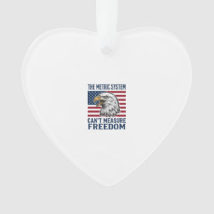 Patriotic Eagle Freedom Quote Vintage Vector Shirt Ornament