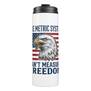 Patriotic Eagle Freedom Quote Vintage Vector Shirt Thermal Tumbler