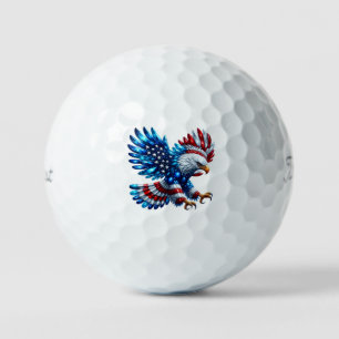Patriotic Eagle Golf Balls