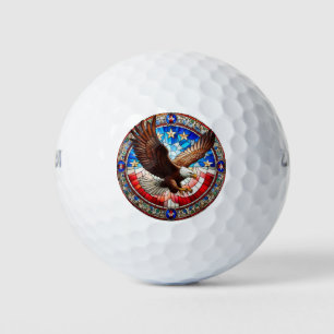 Patriotic Eagle Golf Balls