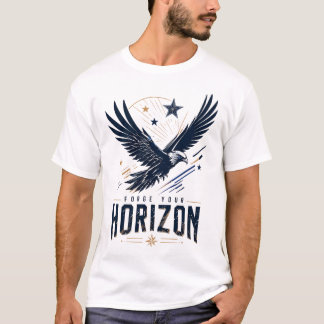 Patriotic Eagle Graphic Motivational T-Shirt