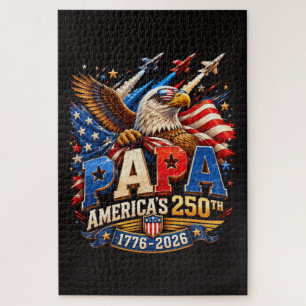 Patriotic Eagle Jets America 250th Jigsaw Puzzle