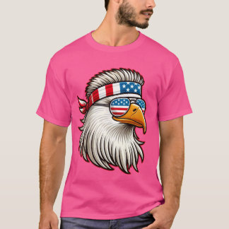 Patriotic Eagle Merica T-Shirt 4th of July USA Ame