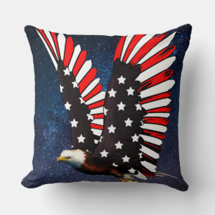 Patriotic Eagle Pillow – Bold American Spirit Unde