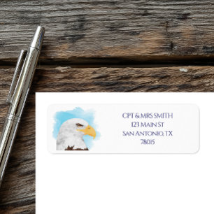Patriotic Eagle Return Address