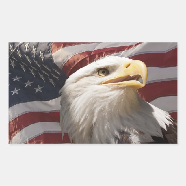 Patriotic Eagle Stickers (Front)