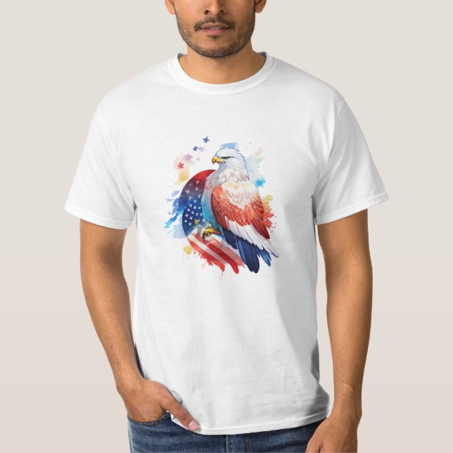Patriotic Eagle T-Shirt (Front)