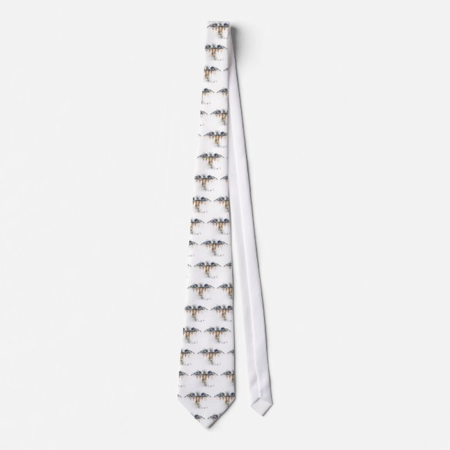 Patriotic eagle, US/USA, SAD flag Tie (Front)