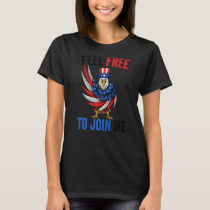 Patriotic Eagle Usa American 4th Of July Men Women T-Shirt