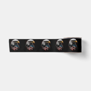 Patriotic Eagle USA American Flag 4th of July Men  Satin Ribbon