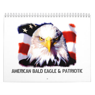 Patriotic & Eagle Wall Calendar