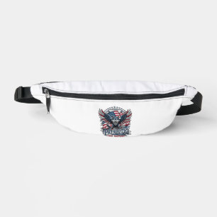 Patriotic Eagle Wolf Hybrid Animal Hybrid Patrioti Bum Bags