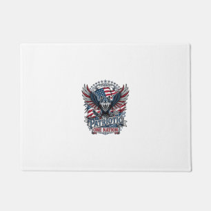 Patriotic Eagle Wolf Hybrid Animal Hybrid Patrioti Doormat