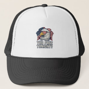 Patriotic Eagle You Free Tonight Vintage Shirt Des Trucker Hat