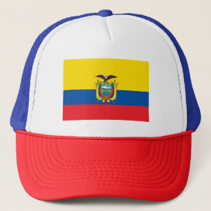 Patriotic Ecuador Flag Trucker Hat