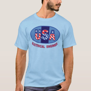 Patriotic Electrical Engineer T-Shirt