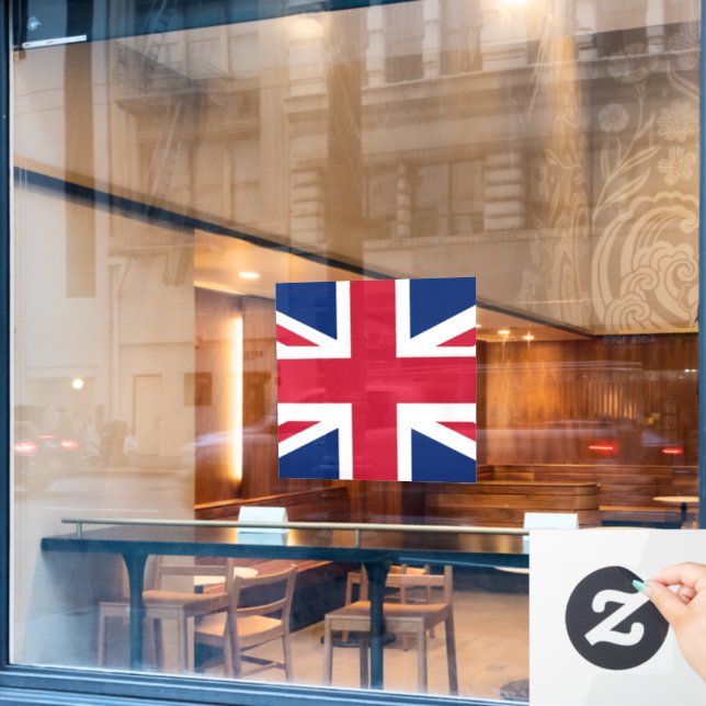 Patriotic English Flag (Cafe Window)