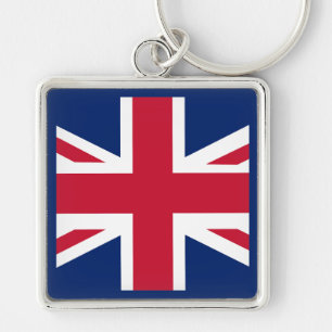 Patriotic English Flag Key Ring