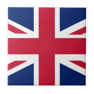 Patriotic English Flag Tile