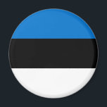 Patriotic Estonia Flag Magnet<br><div class="desc">Patriotic flag of Estonia.</div>