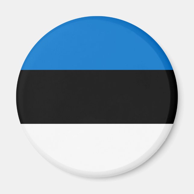 Patriotic Estonia Flag Magnet (Front)