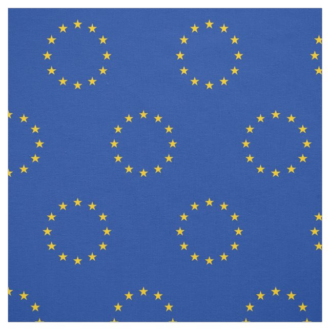 Patriotic European Union Flag Fabric (Swatch)
