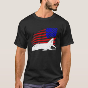 Patriotic F 4 PHANTOM McDonnell Douglas America fl T-Shirt