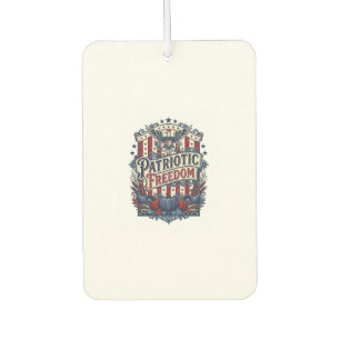 Patriotic Fall Harvest Vector Graphic Tee Car Air Freshener