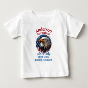 Patriotic Family Reunion – 4th of July BBQ & Brew Baby T-Shirt
