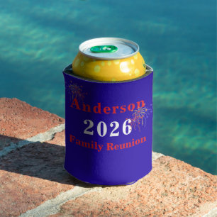 Patriotic Family Reunion Can Cooler