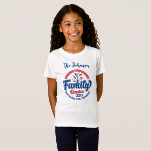 Patriotic Family Reunion Fourth of July Design  T-Shirt