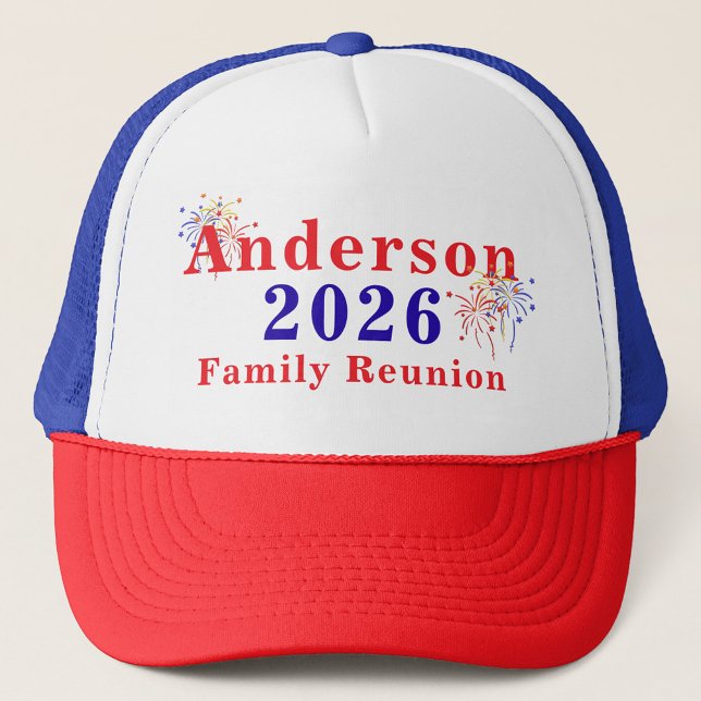 Patriotic Family Reunion Trucker Hat (Creator Uploaded)