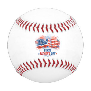 Patriotic Father's Day Baseball