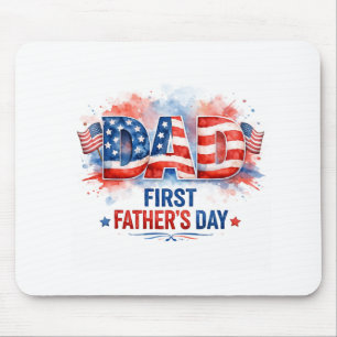 Patriotic Father's Day Mouse Pad