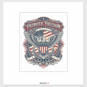 Patriotic Fathers Day Vector Graphic Tee