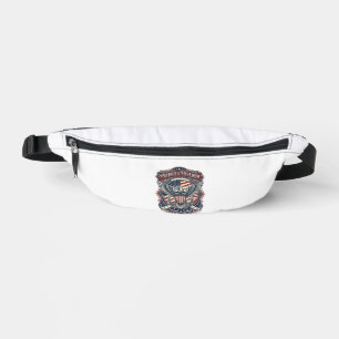 Patriotic Fathers Day Vector Graphic Tee Bum Bags
