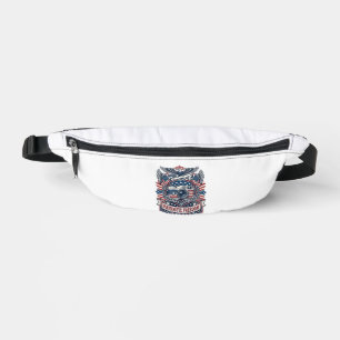 Patriotic Film Camera Lover Vector Graphic Tee Bum Bags