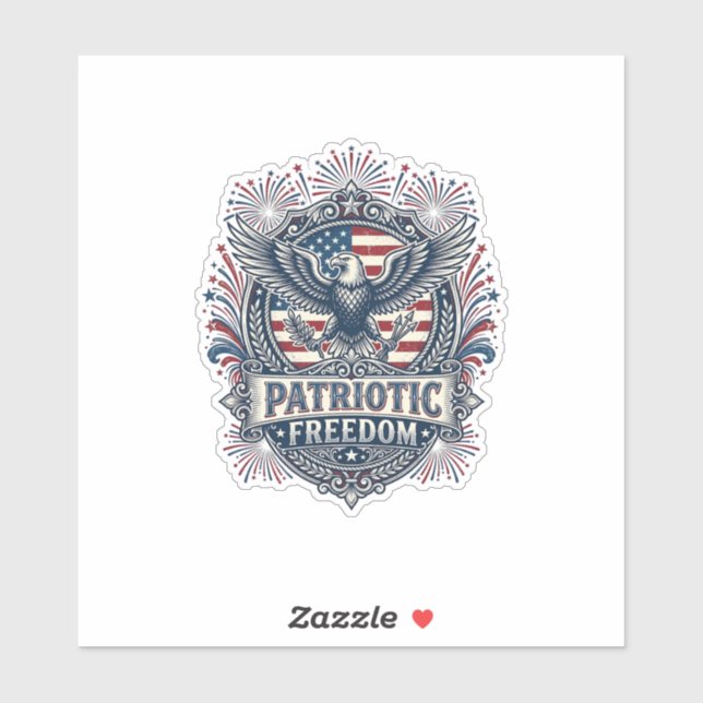 Patriotic Fireworks Festival Vector Graphic Tee_1 (Sheet)