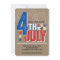 Patriotic Fireworks Fourth of July Party Invite