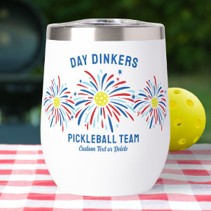 Patriotic Fireworks July 4th Pickleball Club Team 