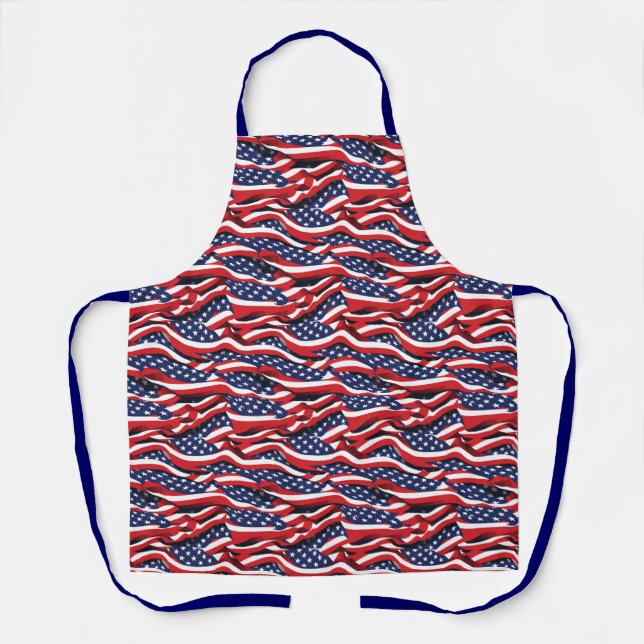 Patriotic Flag Apron (Front)