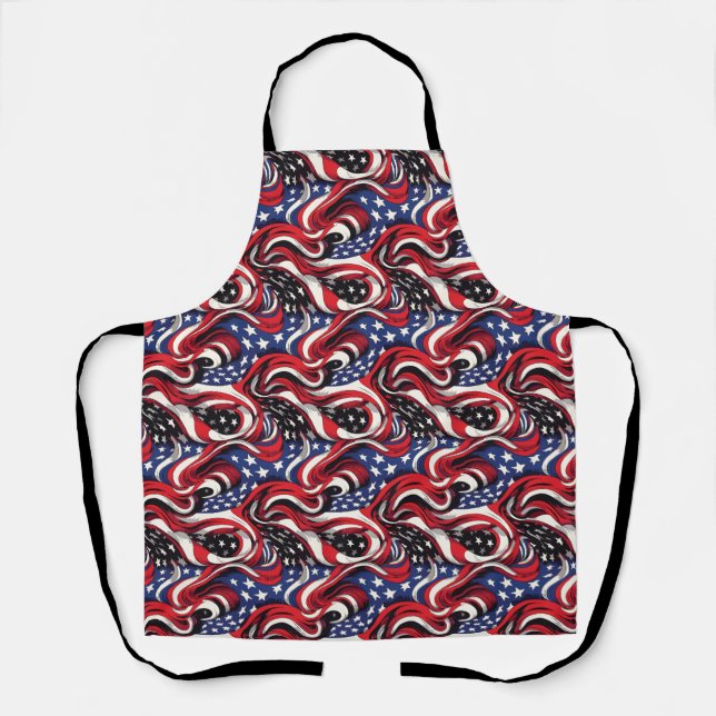 Patriotic Flag Apron (Front)